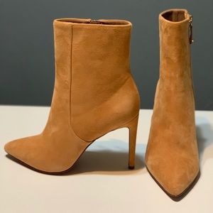 BCBG Ava Suede Ankle Booties